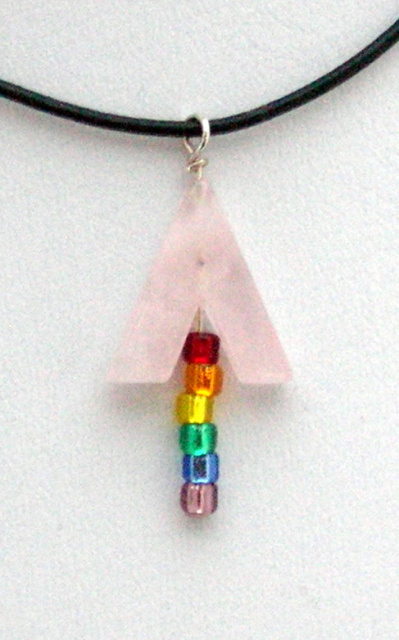 Rose Quartz Arrow Necklace